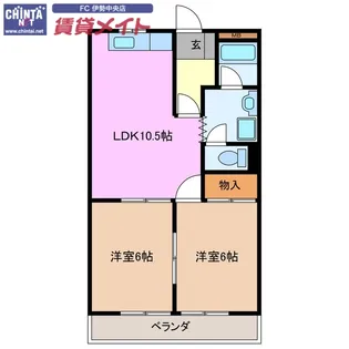 アメニティーメゾンA棟アメニティーメゾンB棟【2階】の間取り