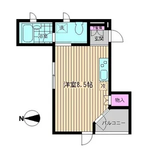 MS five kagacho【2階】の間取り