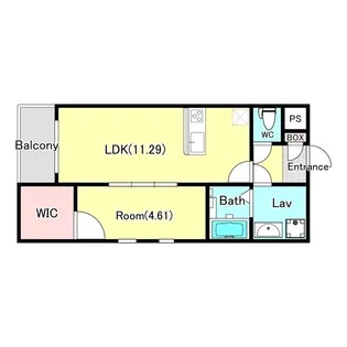 シエーナ川口元郷【1階】の間取り