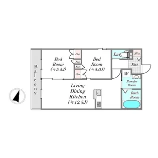 recolt三田【3階】の間取り