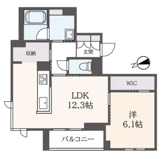 リバーテラス狛江【3階】の間取り