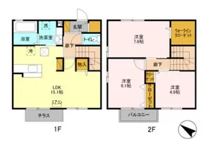 サンアリエッタの間取り