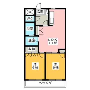 speranze【1階】の間取り