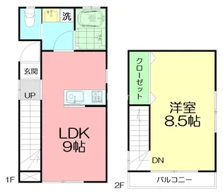 神奈川県小田原市酒匂【一戸建】の間取り