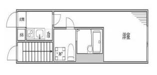 ベルメゾン東長崎【1階】の間取り