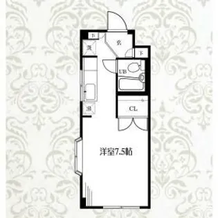 カーザ八王子【1階】の間取り