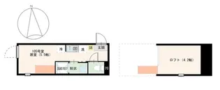 東京都荒川区東尾久2【アパート】の間取り