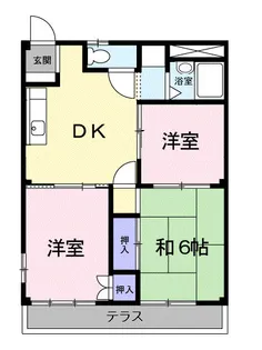 千葉県市原市東国分寺台1【アパート】の間取り