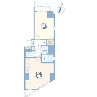 コスモリード渋谷神山町【7階】の間取り