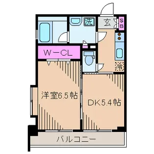 AXAS菊名LR【4階】の間取り