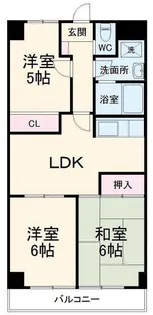 シャネレードM・K【1階】の間取り