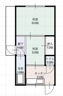 メゾン東邦VII 3号【2階】の間取り