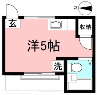 東京都世田谷区北烏山7【アパート】の間取り