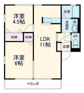 紅葉【1階】の間取り