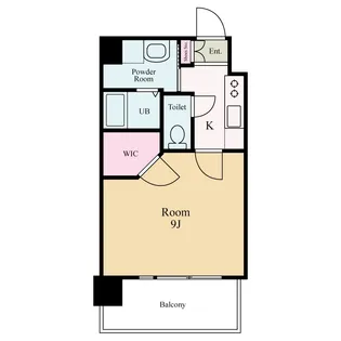 広島県広島市南区比治山本町【マンション】の間取り