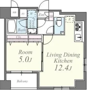 東京都千代田区外神田2【マンション】の間取り