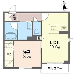 ベルグリシーヌ【2階】の間取り