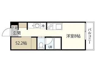 MOOREA伴東【1階】の間取り