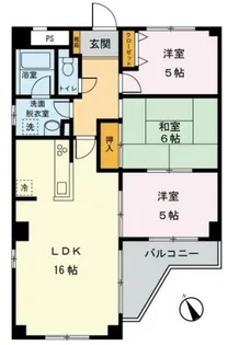 カーサフローラ【2階】の間取り