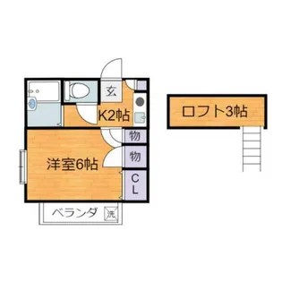 リューズハイムA館【1階】の間取り