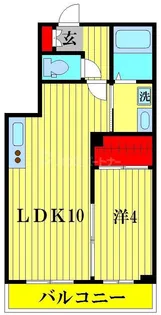 shu shu cinque【3階】の間取り