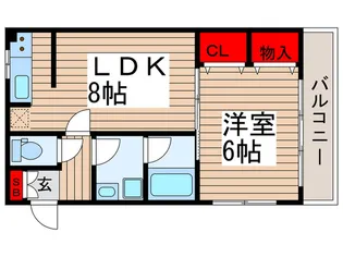 ワコーレ千住A棟【1階】の間取り