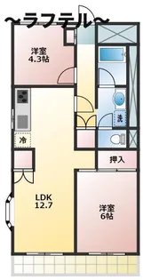 サンヴェール【2階】の間取り