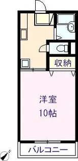 カーサ天神【1階】の間取り