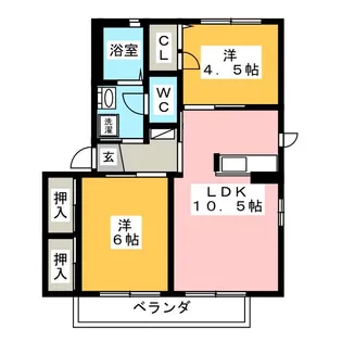 La Cour A【1階】の間取り