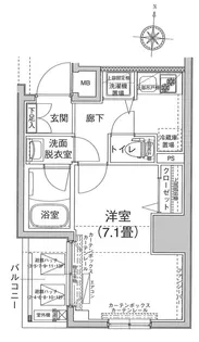 アイルイムーブル錦糸町【13階】の間取り