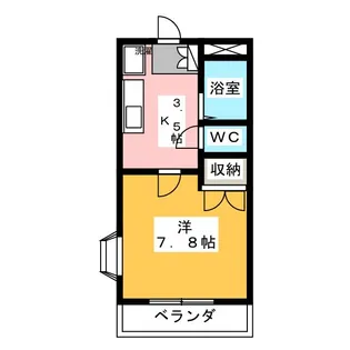 シェモア【3階】の間取り