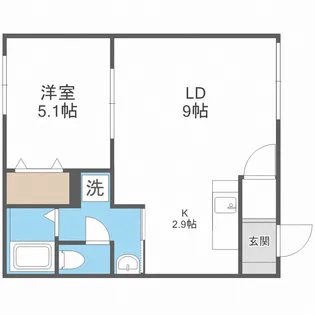 アベニール3・2【1階】の間取り