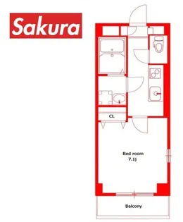 南幸町N・Sコート【4階】の間取り