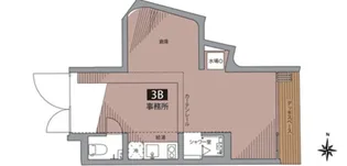 ROPPONGI TERRACE【3階】の間取り