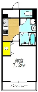 ステリア森ノ宮【3階】の間取り