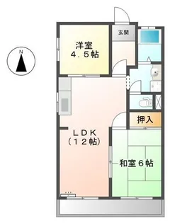 シャトー一宮【3階】の間取り