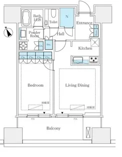 麻布台ヒルズ レジデンスB【8階】の間取り