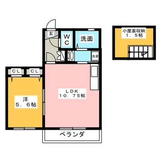 シャーメゾン新百合丘【2階】の間取り