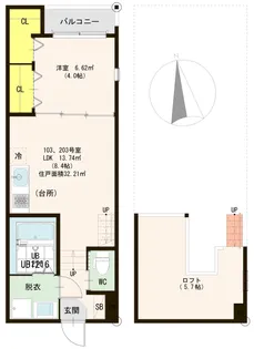 WILLS【2階】の間取り