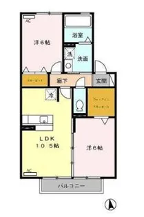 Les Muses II (レミューズ)【1階】の間取り