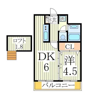 ウインベルデュエット北柏NO.1【2階】の間取り