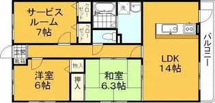 マリベール瀬戸駅前【3階】の間取り