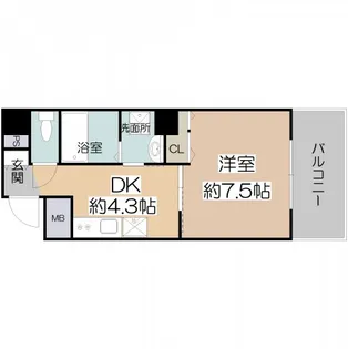 シーラビフォリア【6階】の間取り