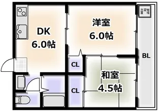 グランドハイム【2階】の間取り