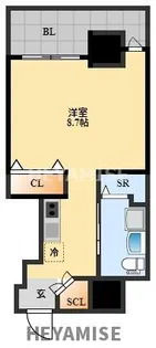 PLUM YUプラムユウ【2階】の間取り