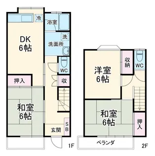 グリーンピアJBの間取り