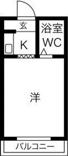 アパートメント守口VIII【2階】の間取り
