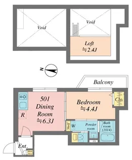 Grande Shakujiidai【5階】の間取り