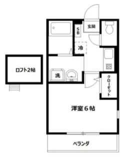 コウジィーコートI【2階】の間取り