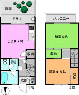 ファミリーテラス桜台の間取り